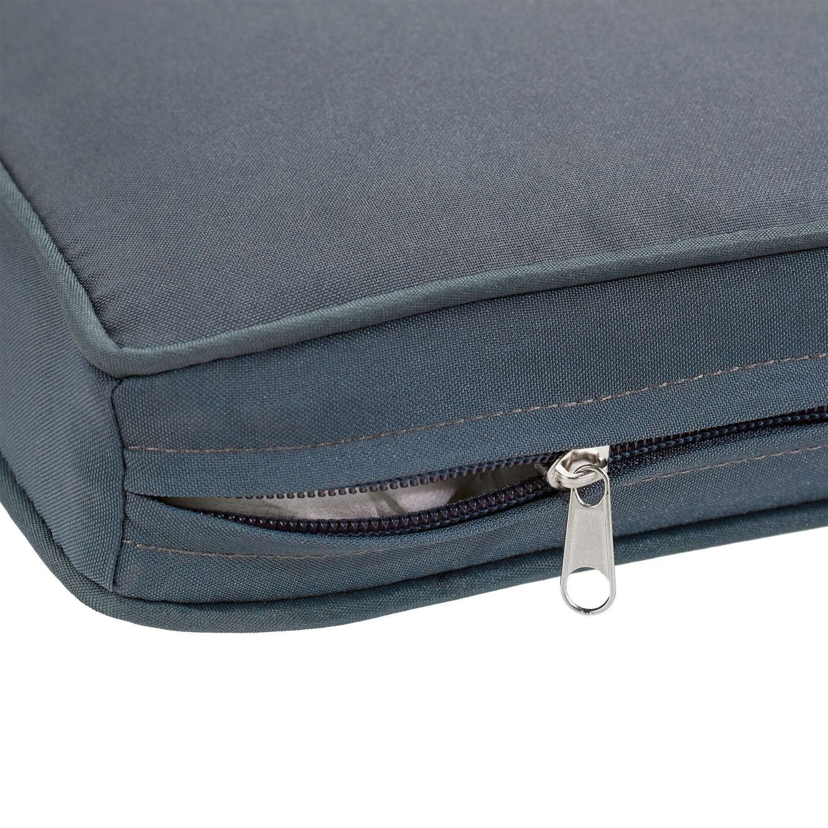 Garden bench with seat cover