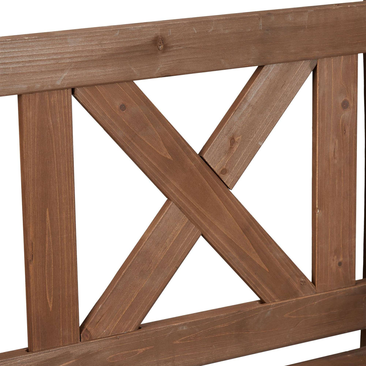 Garden bench with storage