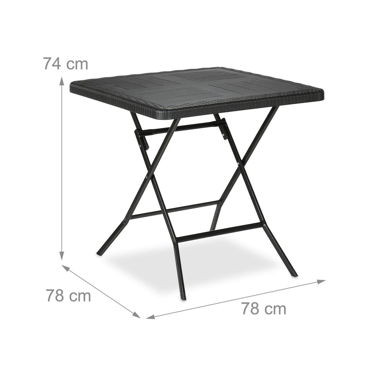 Garden table in wooden look