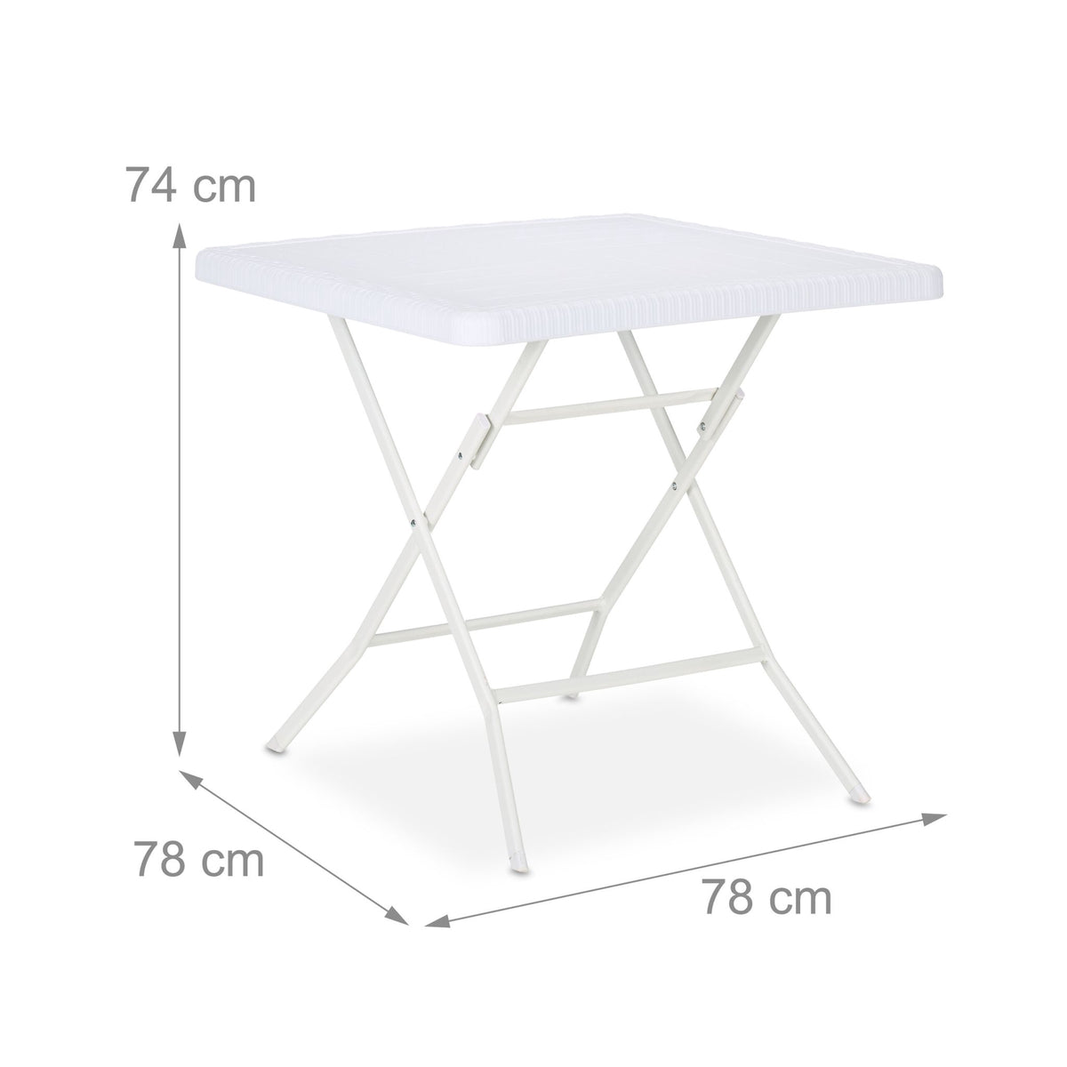 Garden table in wooden look