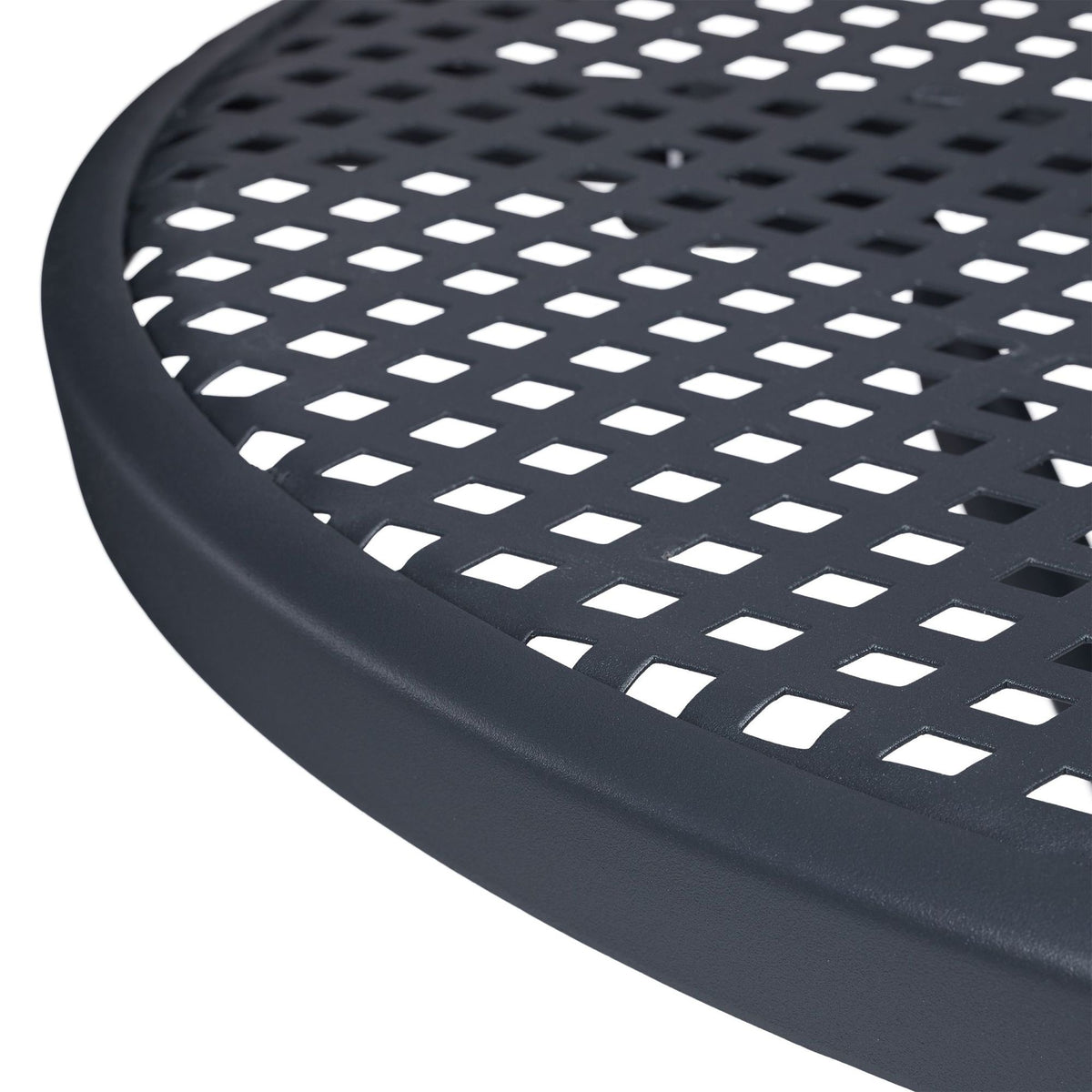 Garden table with hole for parasol