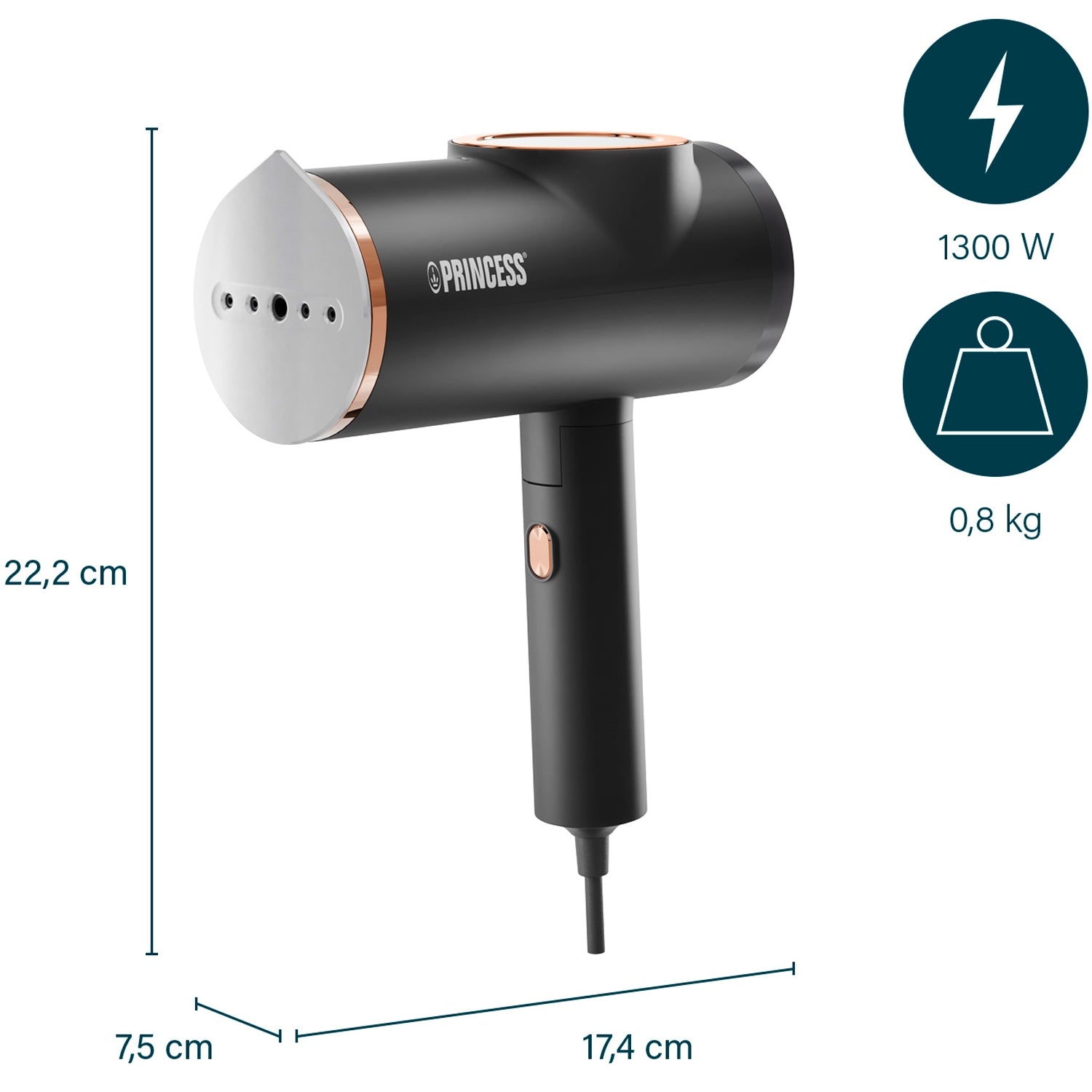 Garment Steamer 2in1 with Pick Remover 332890 Dual Handheld