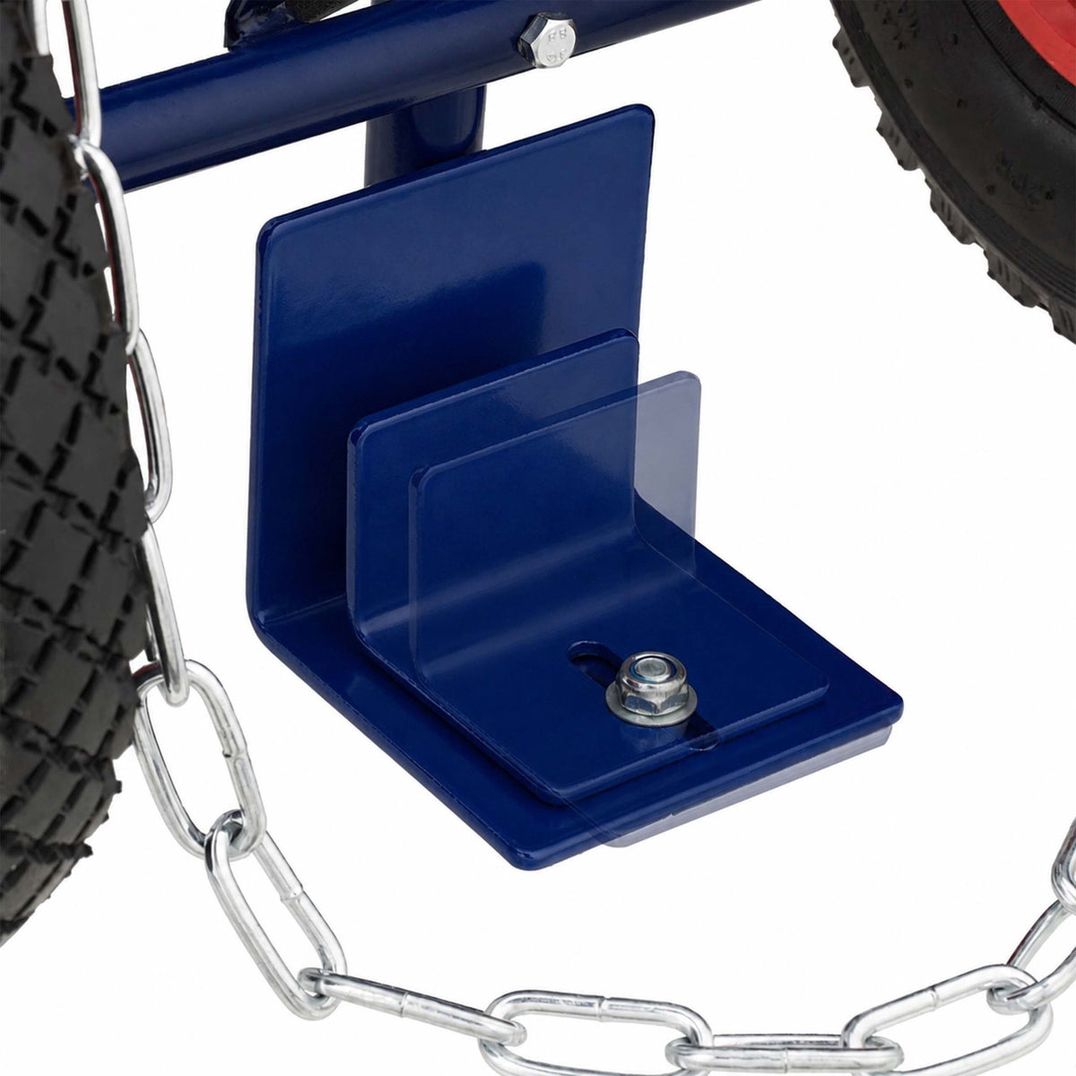 Gas Cylinder Trolley with Handle & Safety Chain