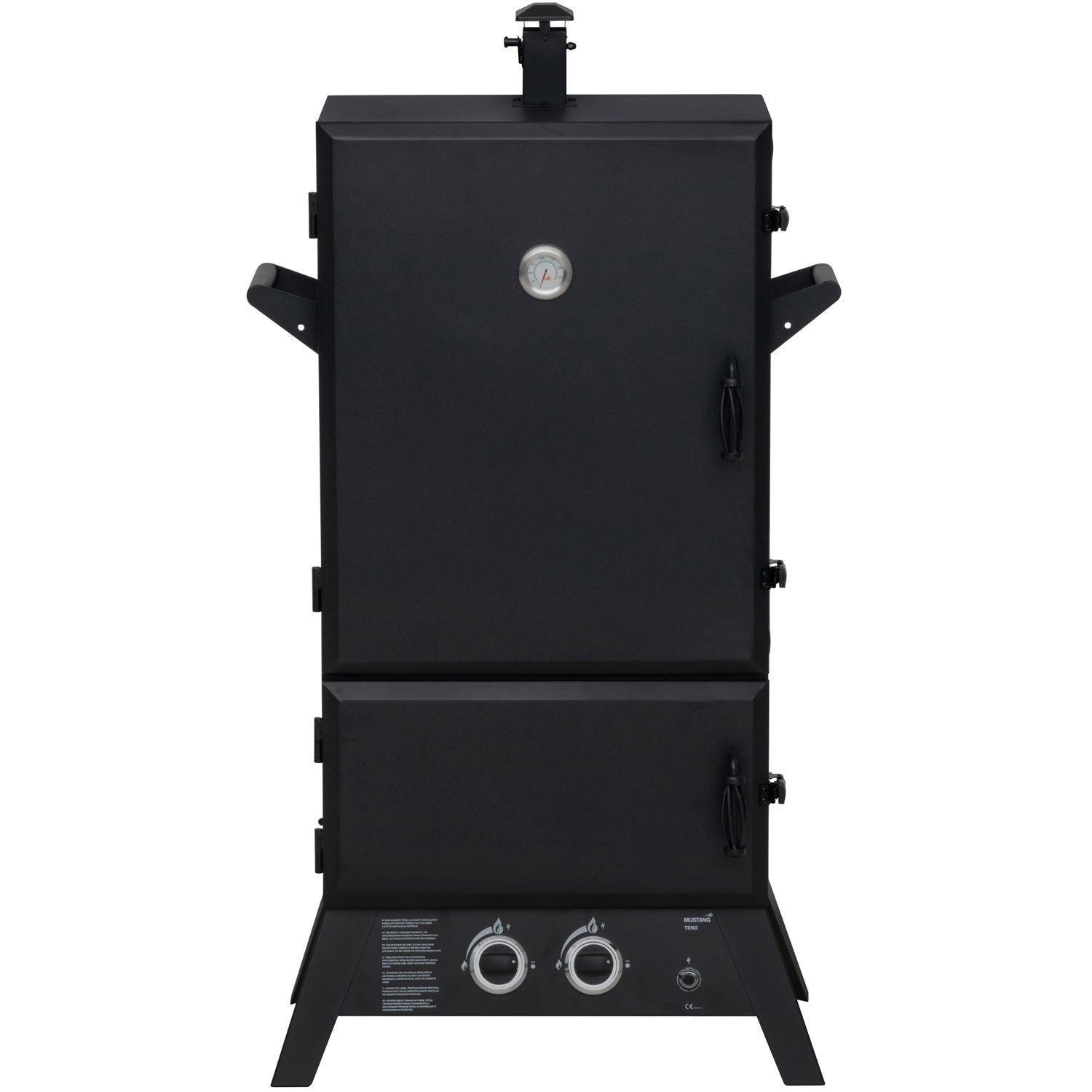 Gas Smoker with Large Smoking Area, 6 Racks, Steel