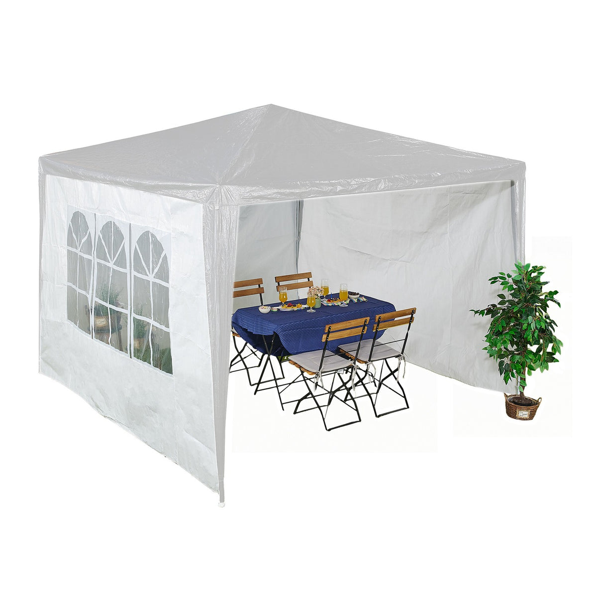 Gazebo Side Panels Set – Weatherproof, Tear-Resistant
