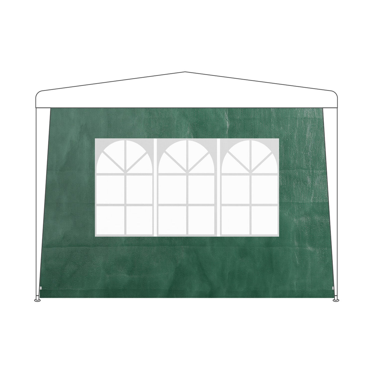 Gazebo Side Panels Set – Weatherproof, Tear-Resistant