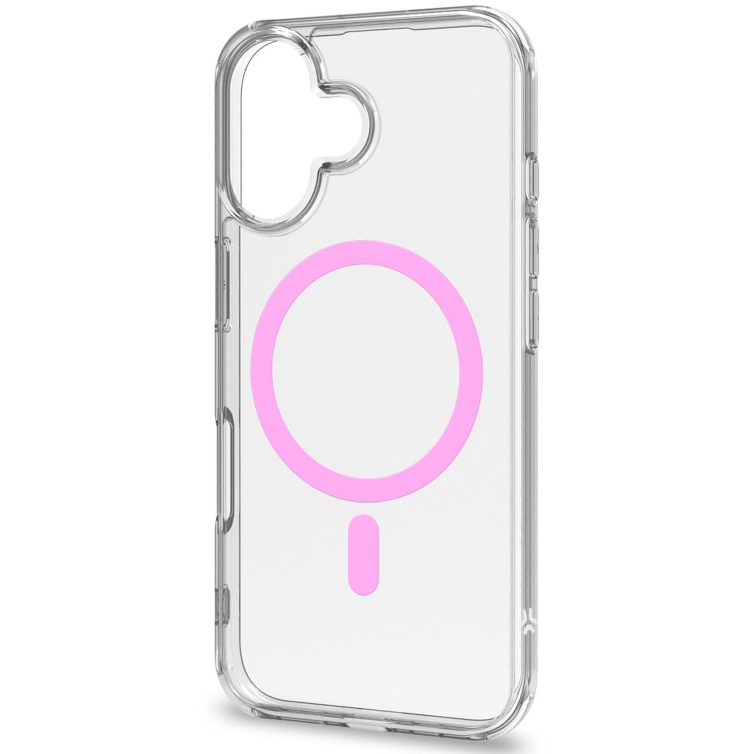 Gelskin mag Magnetic Cover MagSafe iPhone 16 Transparent + Pink
