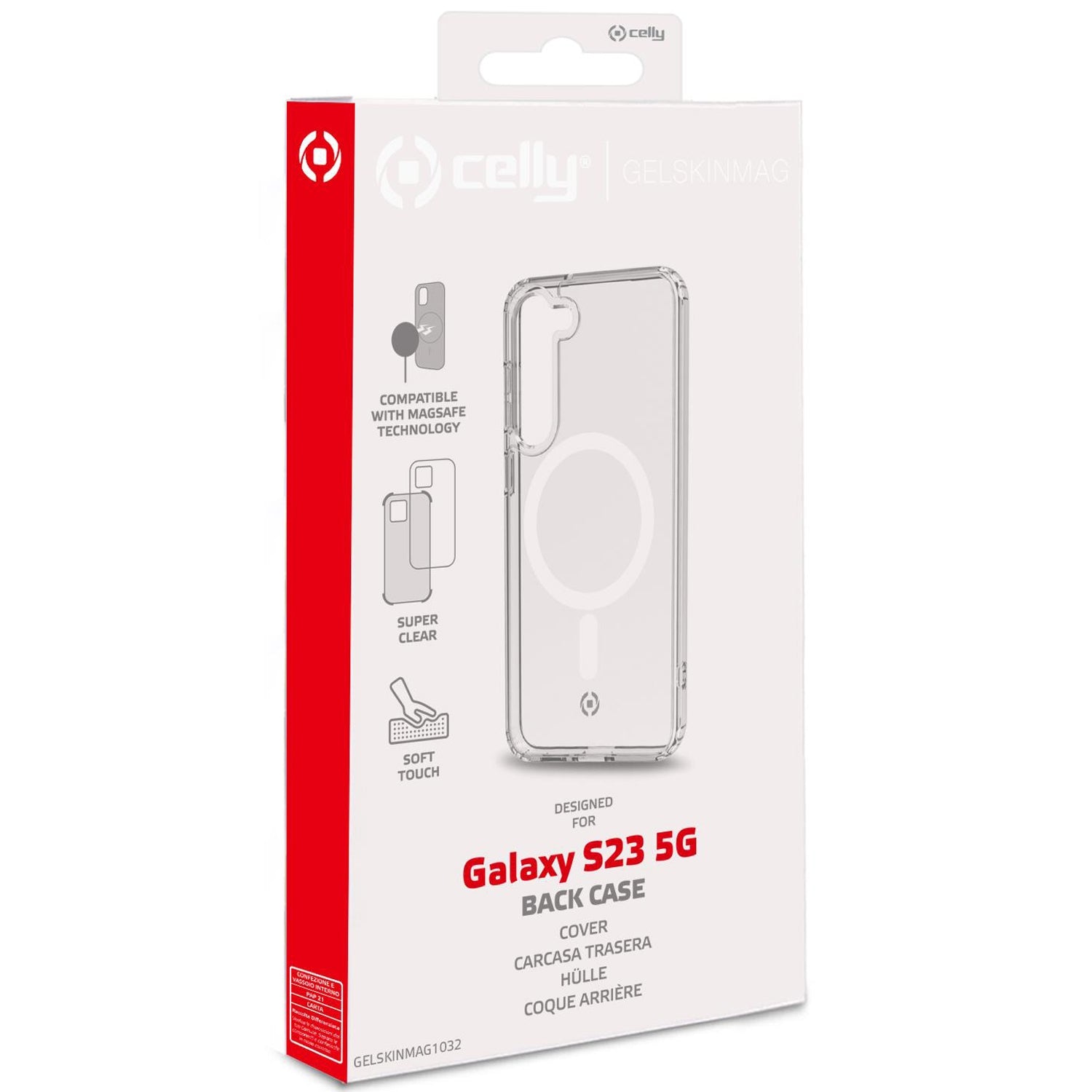 Gelskinmag Magnetic TPU Cover Galaxy S23 5G / Enterprise Ed Transparent