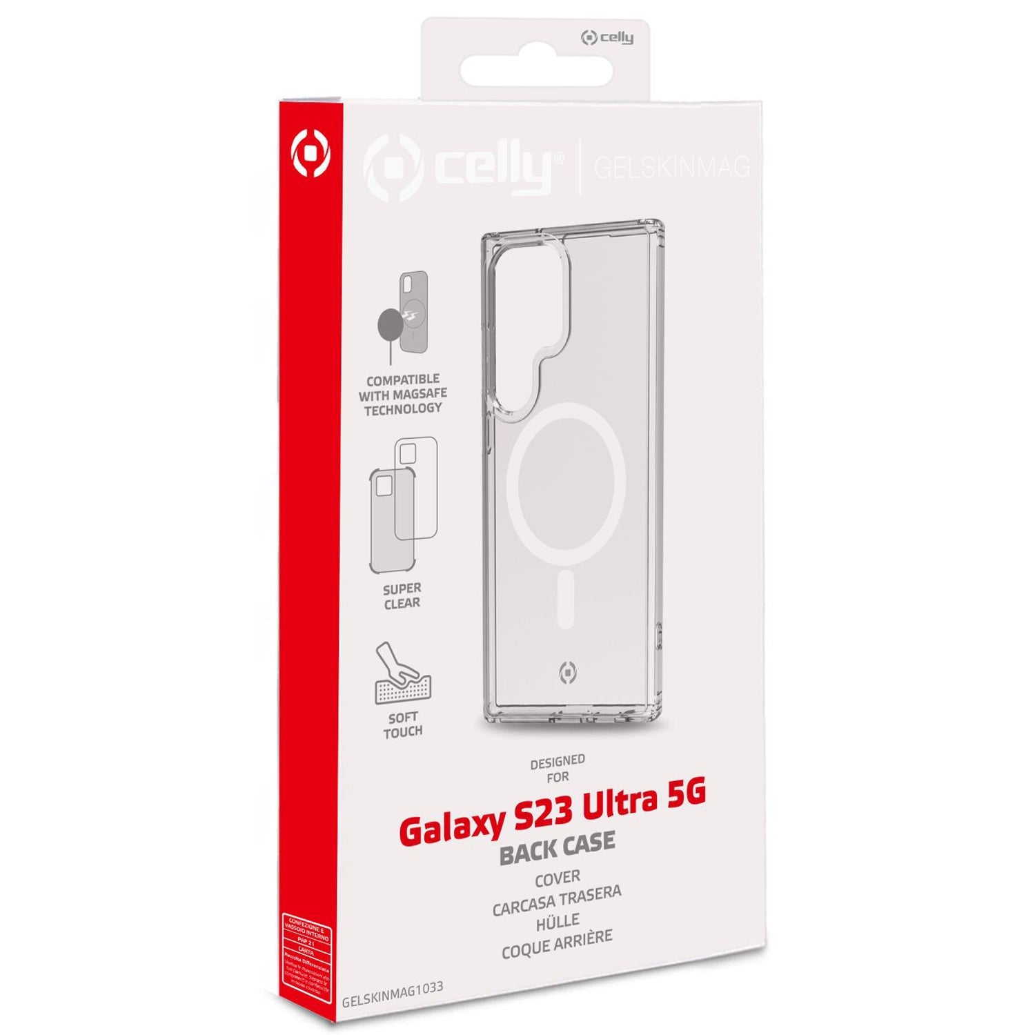 Gelskinmag Magnetic TPU Cover Galaxy S23 Ultra 5G / Enterprise Ed Transparent