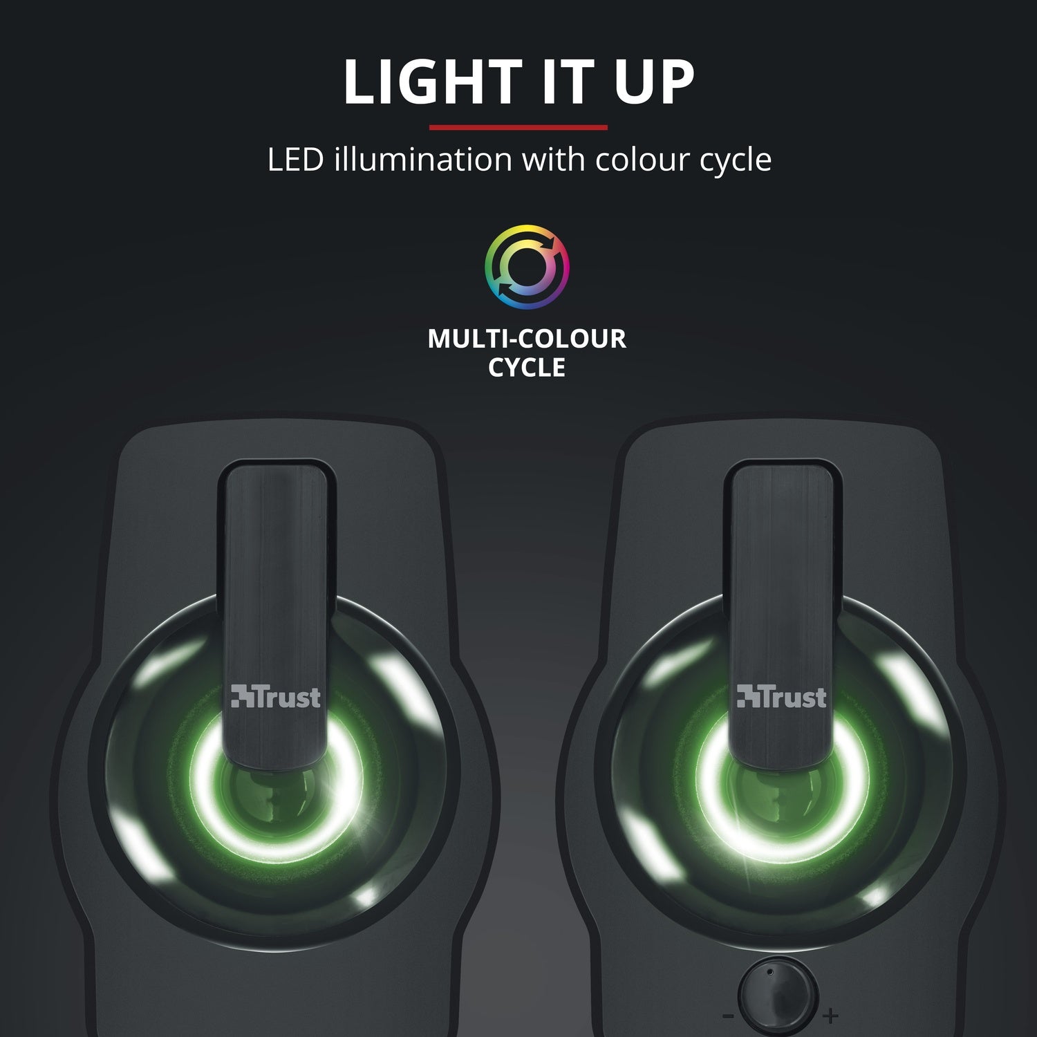 Gemi 2.0 RGB illuminated speakers