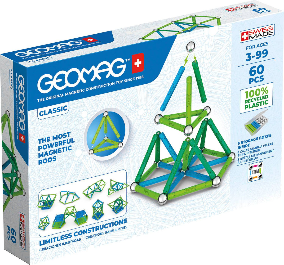 Geomag Classic Building Set 60 Pcs