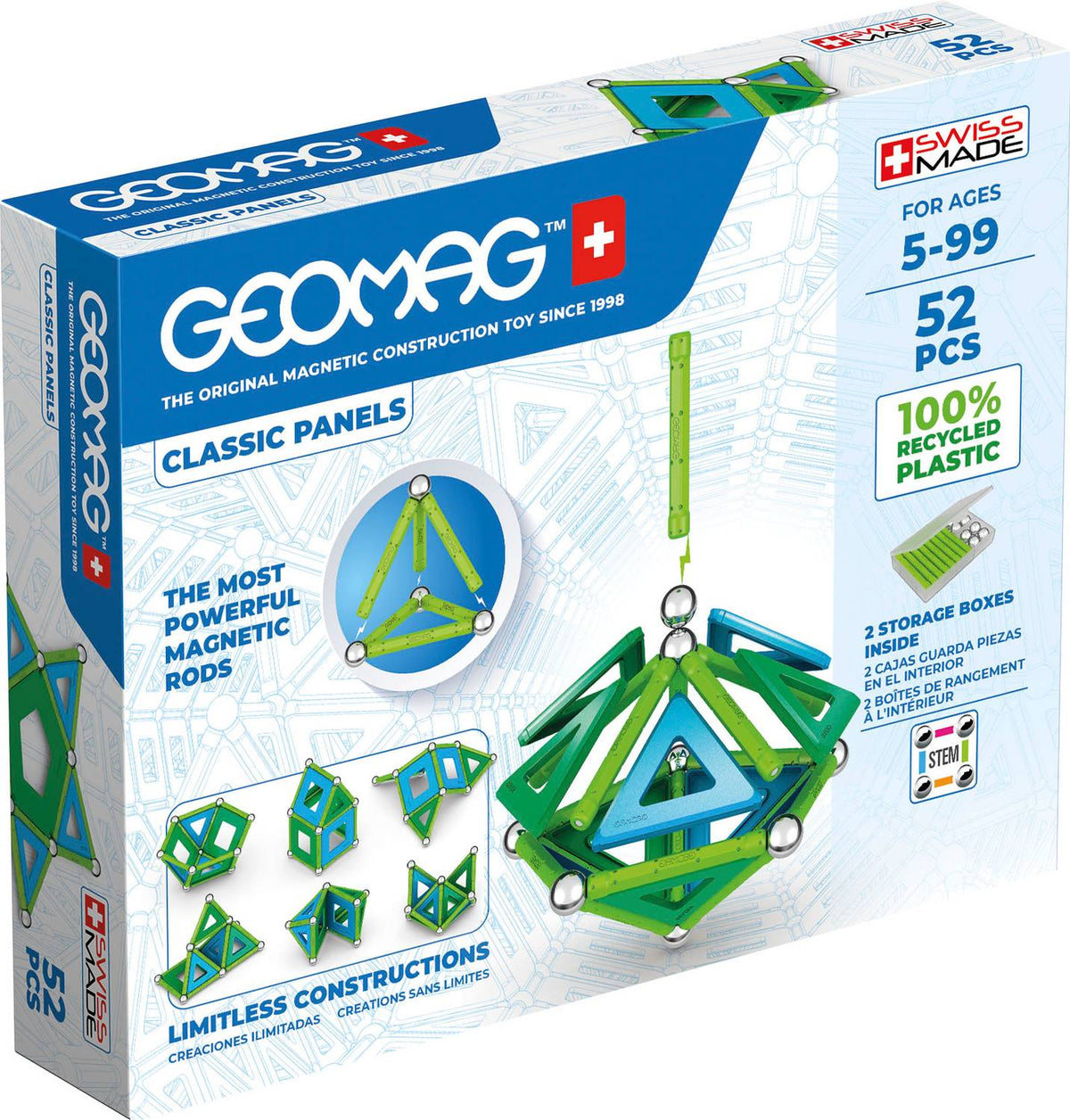 Geomag Classic Panels 52 Pcs