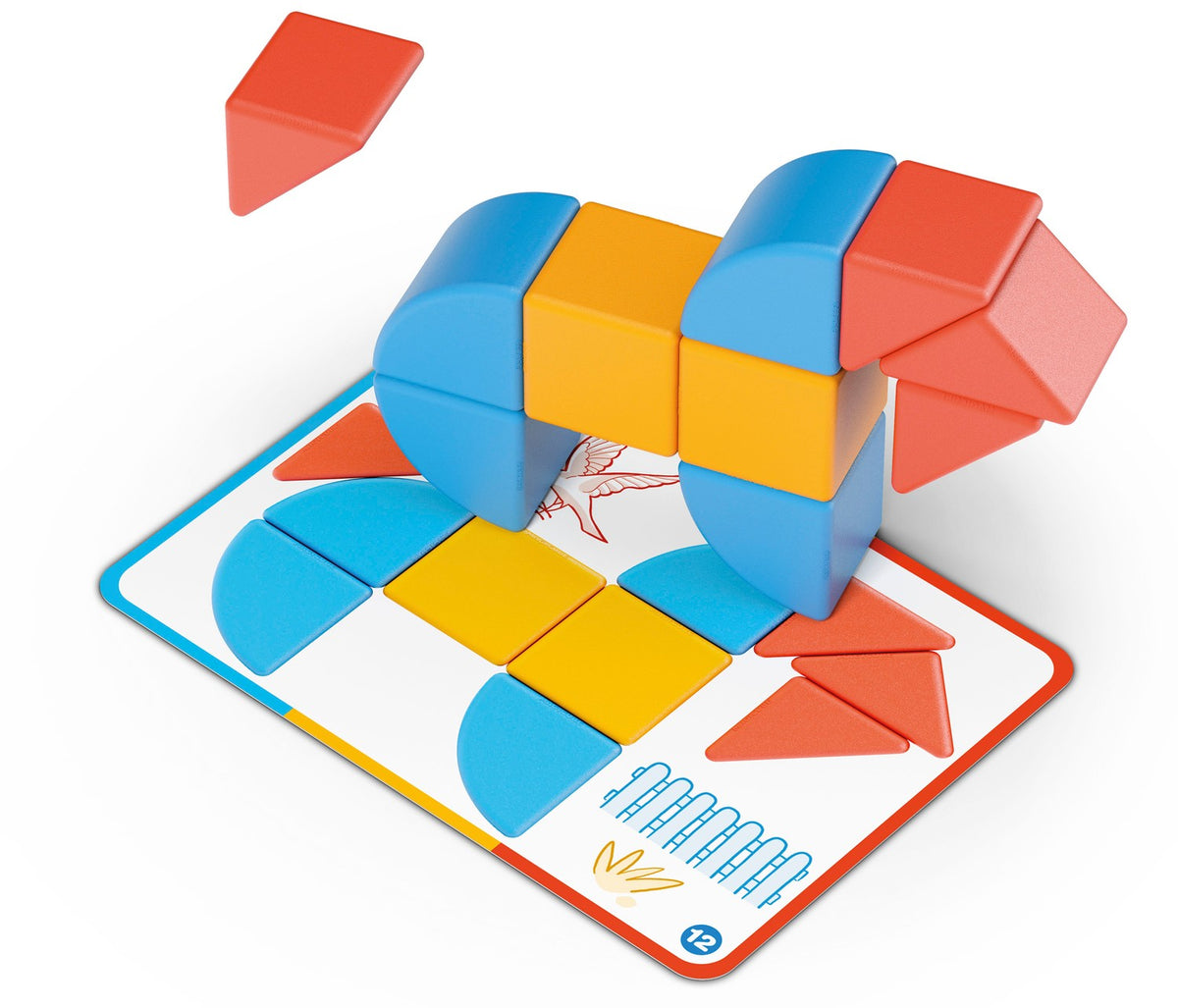 Geomag Magicube Building Blocks And Cards 16 Pcs
