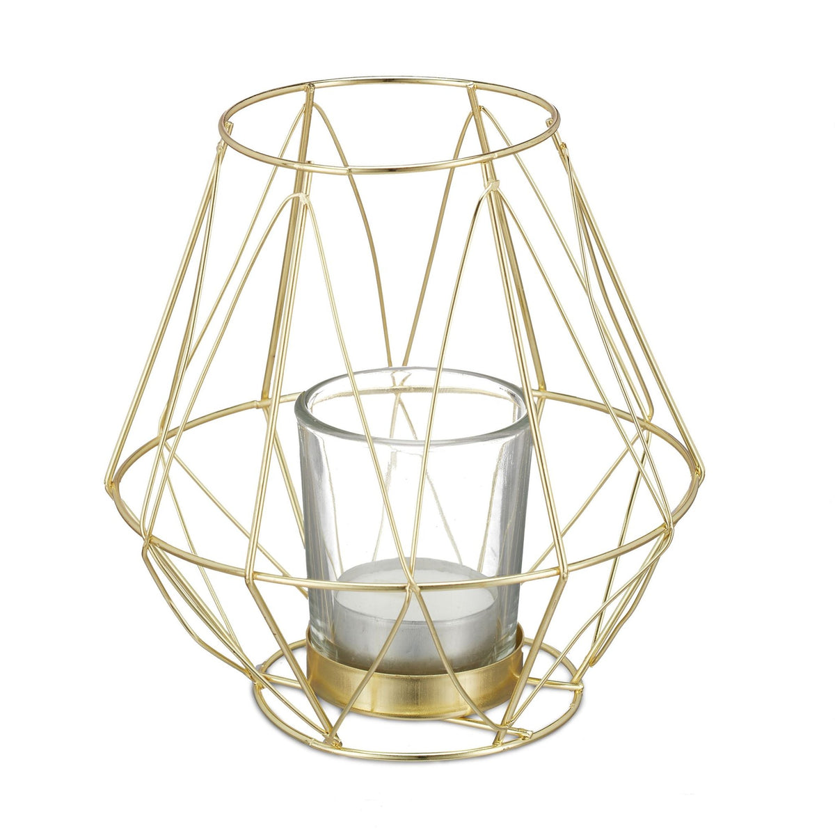 Geometric tealight holder