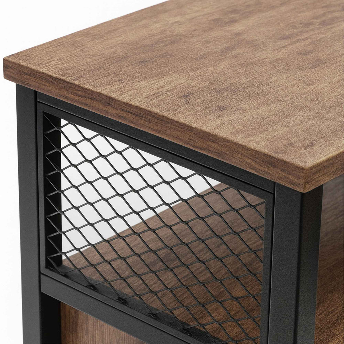 Glass-Door Kitchen Sideboard, Adjustable Shelves