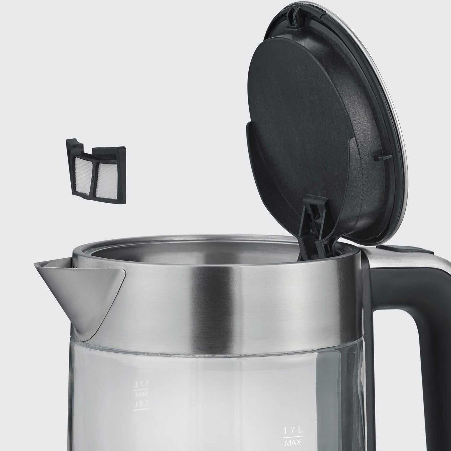 Glass Electric Kettle, 1.7L, 2200W, Fast Boil