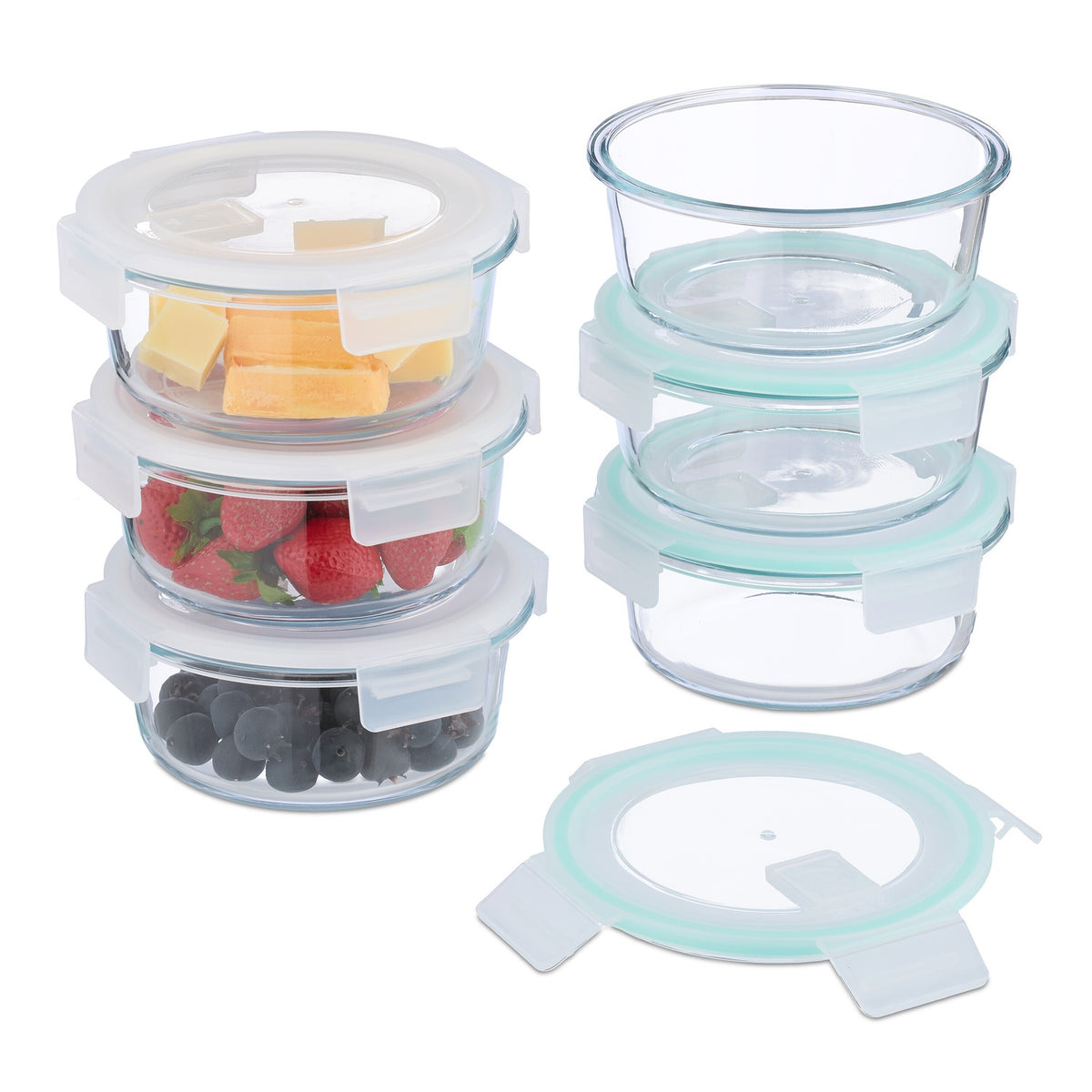 Glass Food Storage Containers with Airtight Lids
