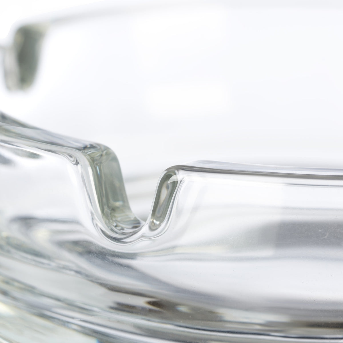 Glass ashtrays - set of 4