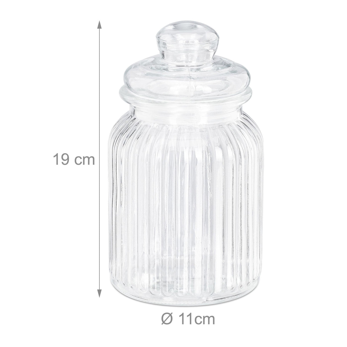 Glass jars 6-pack 1,000 ml
