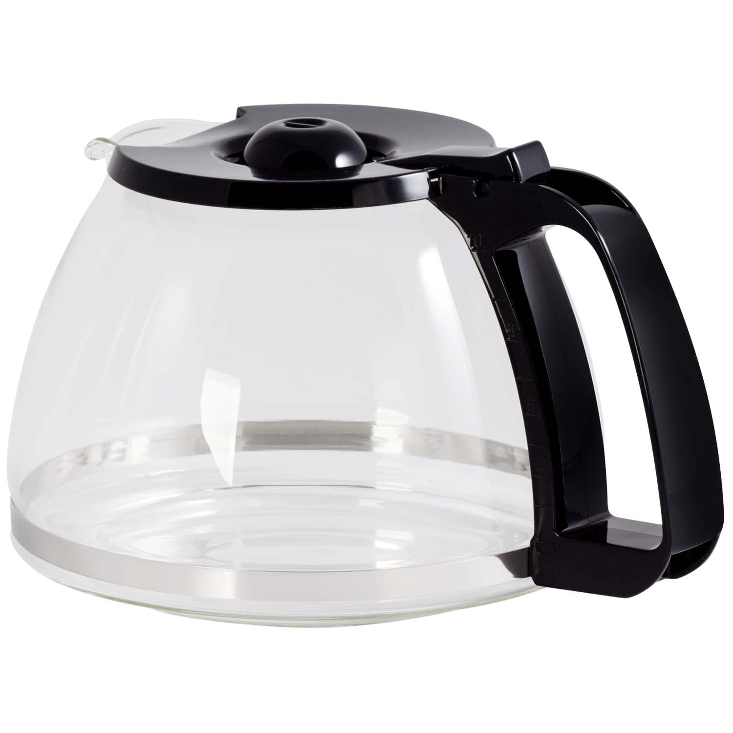 Glass jug LOOK IV, Black