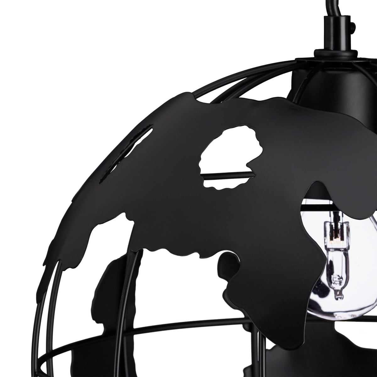 Globe pendant lamp
