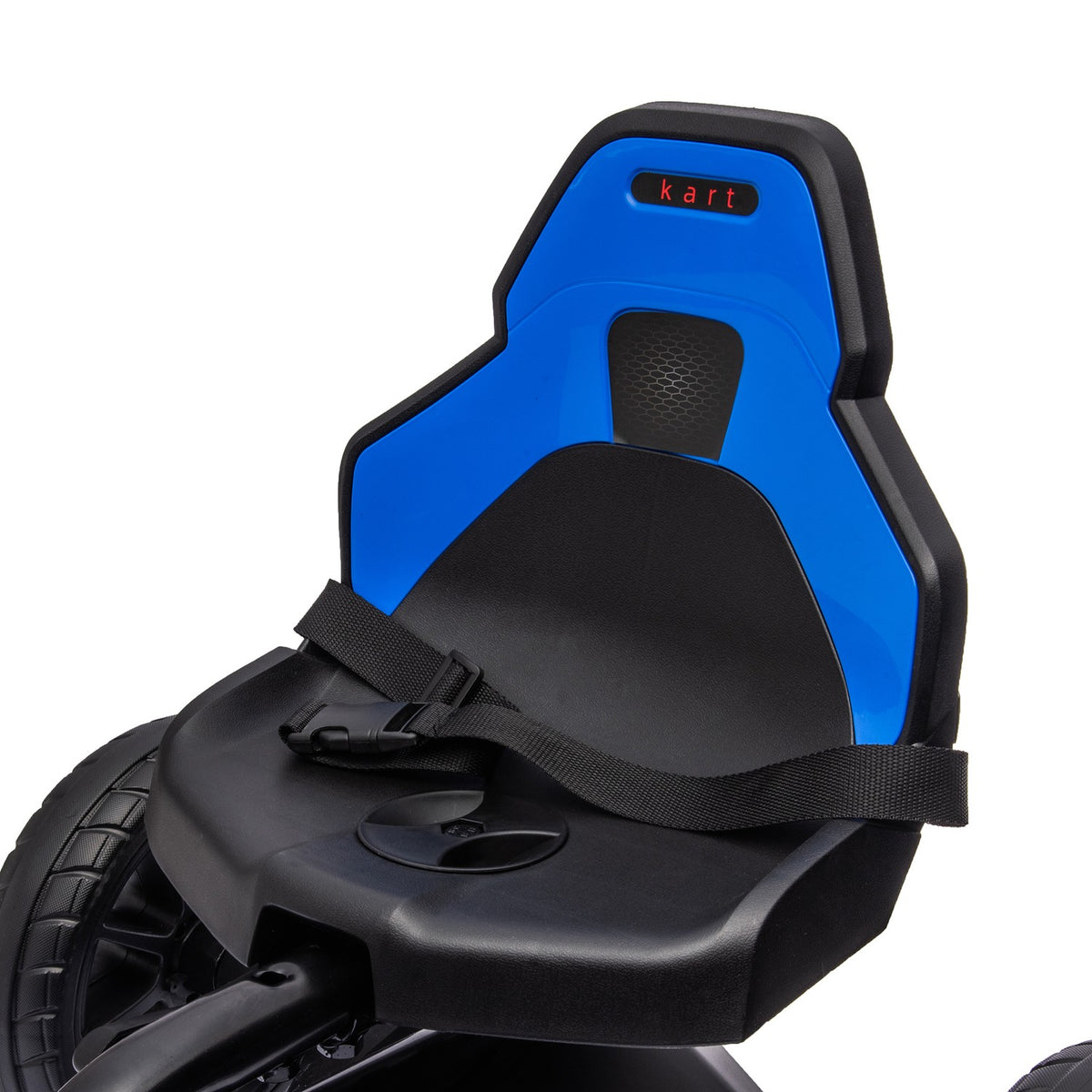 Go-Kart, Children'S Vehicle With Adjustable Seat, Pedal Vehicle, Pedal Car With Handbrake, Kettcar For Children Aged 3-8 Years, Blue