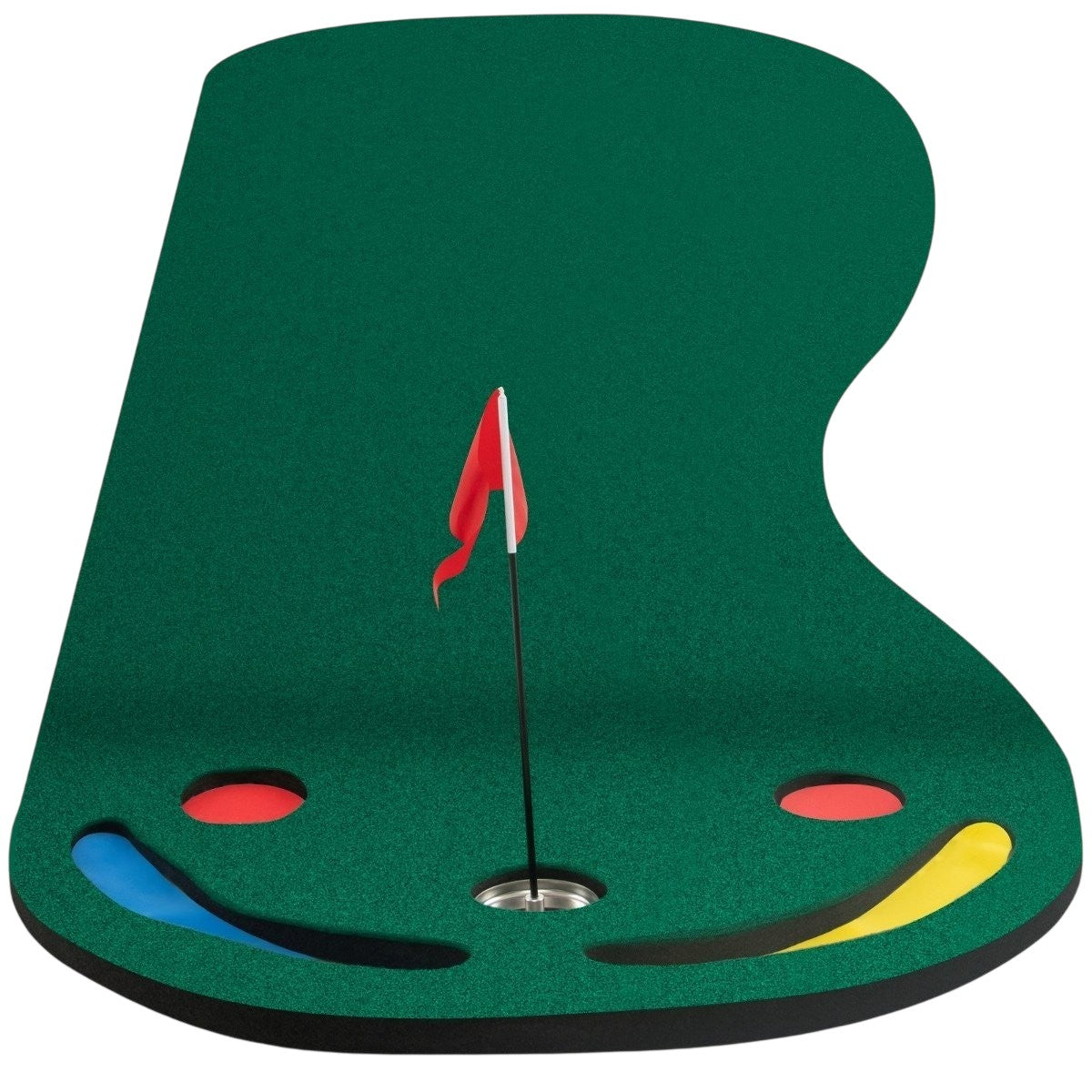 Golf Putting Mat 300x96 cm with 3 Cups & Flag
