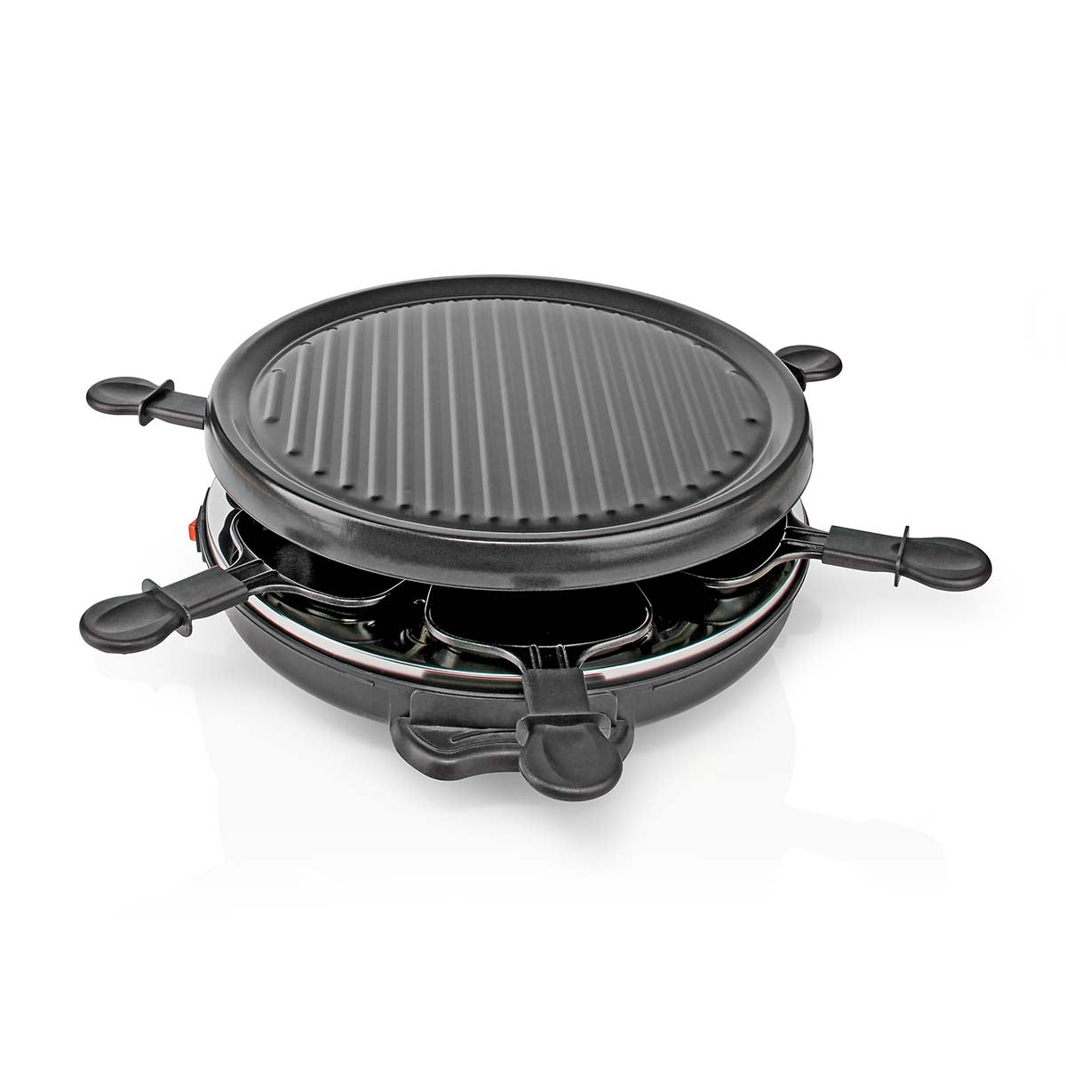 Gourmet / Raclette | Grill | 6 Persons | Spatula | Non-stick coating | Round