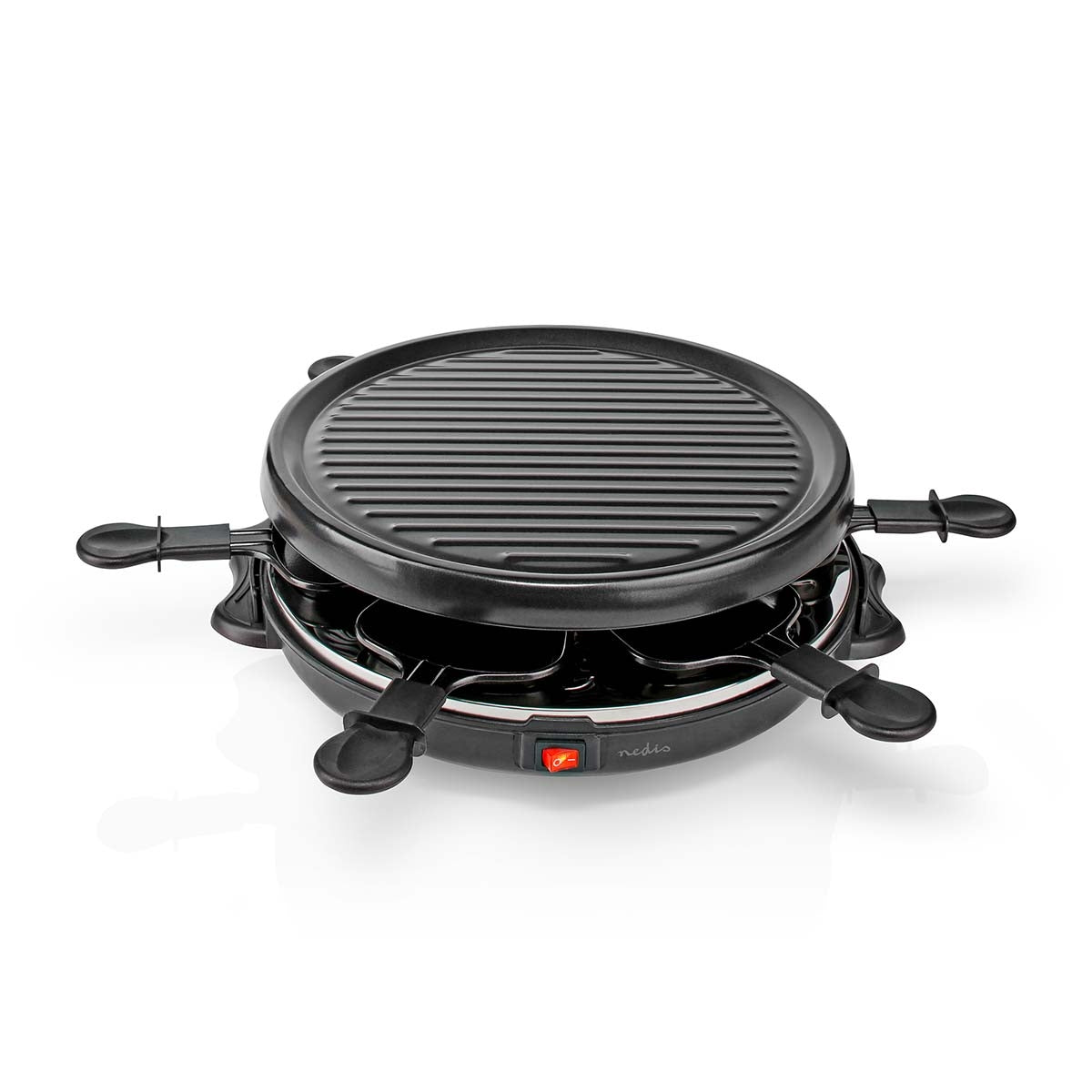 Gourmet / Raclette | Grill | 6 Persons | Spatula | Non-stick coating | Round