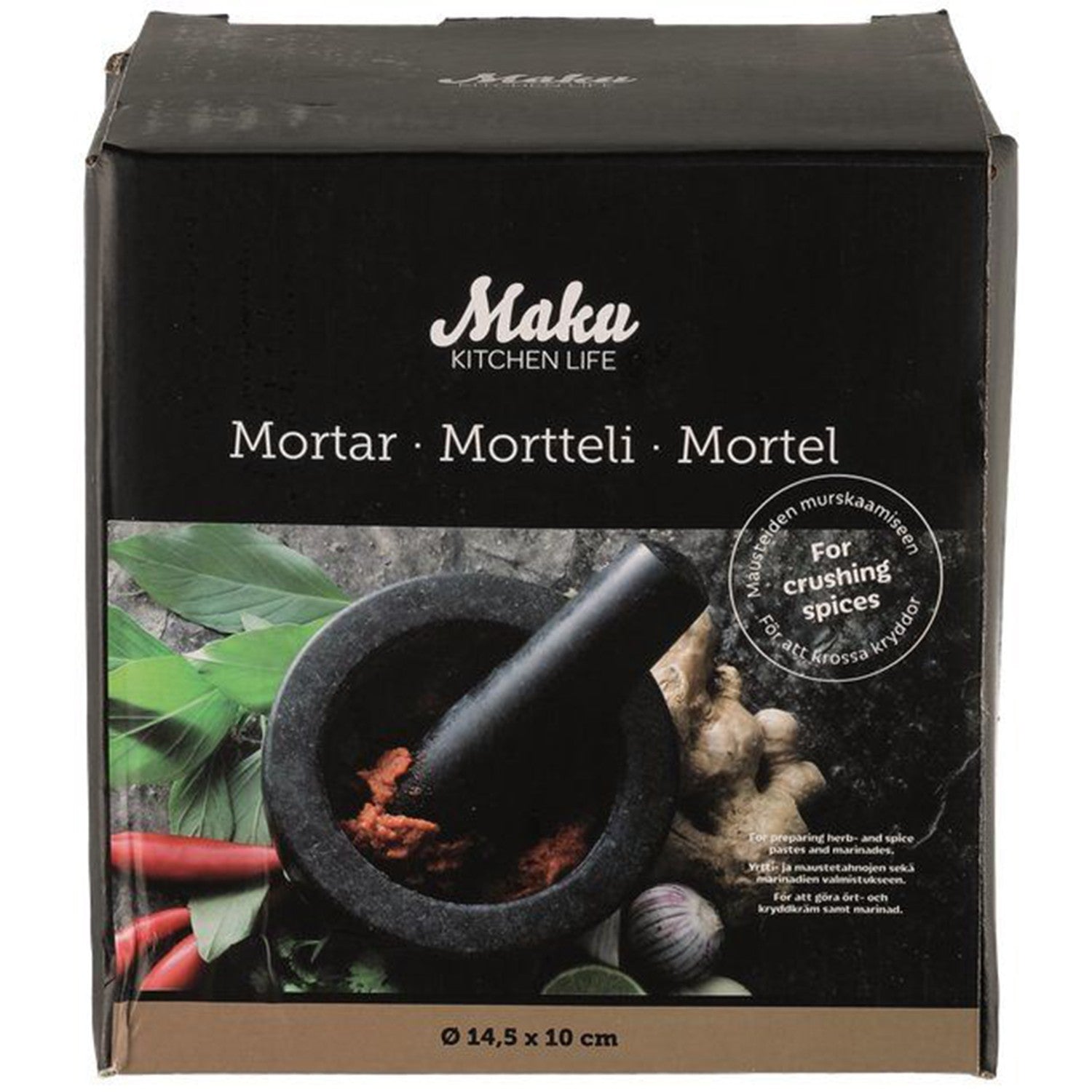 Granite Mortar and Pestle Set, 10cm