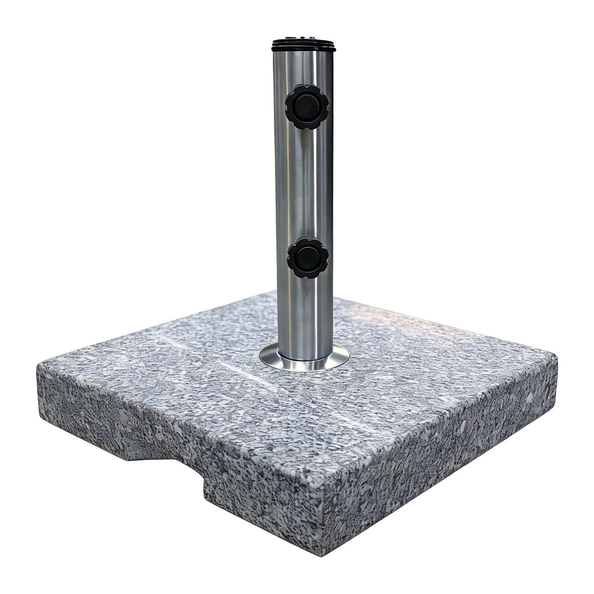 Granite Parasol Base, 24kg – Square, Grey