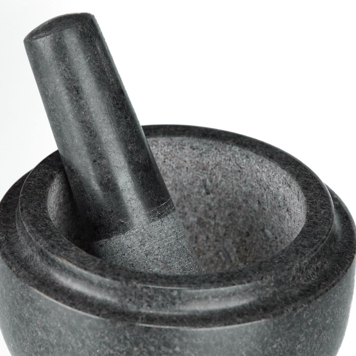 Granite mortar with impact