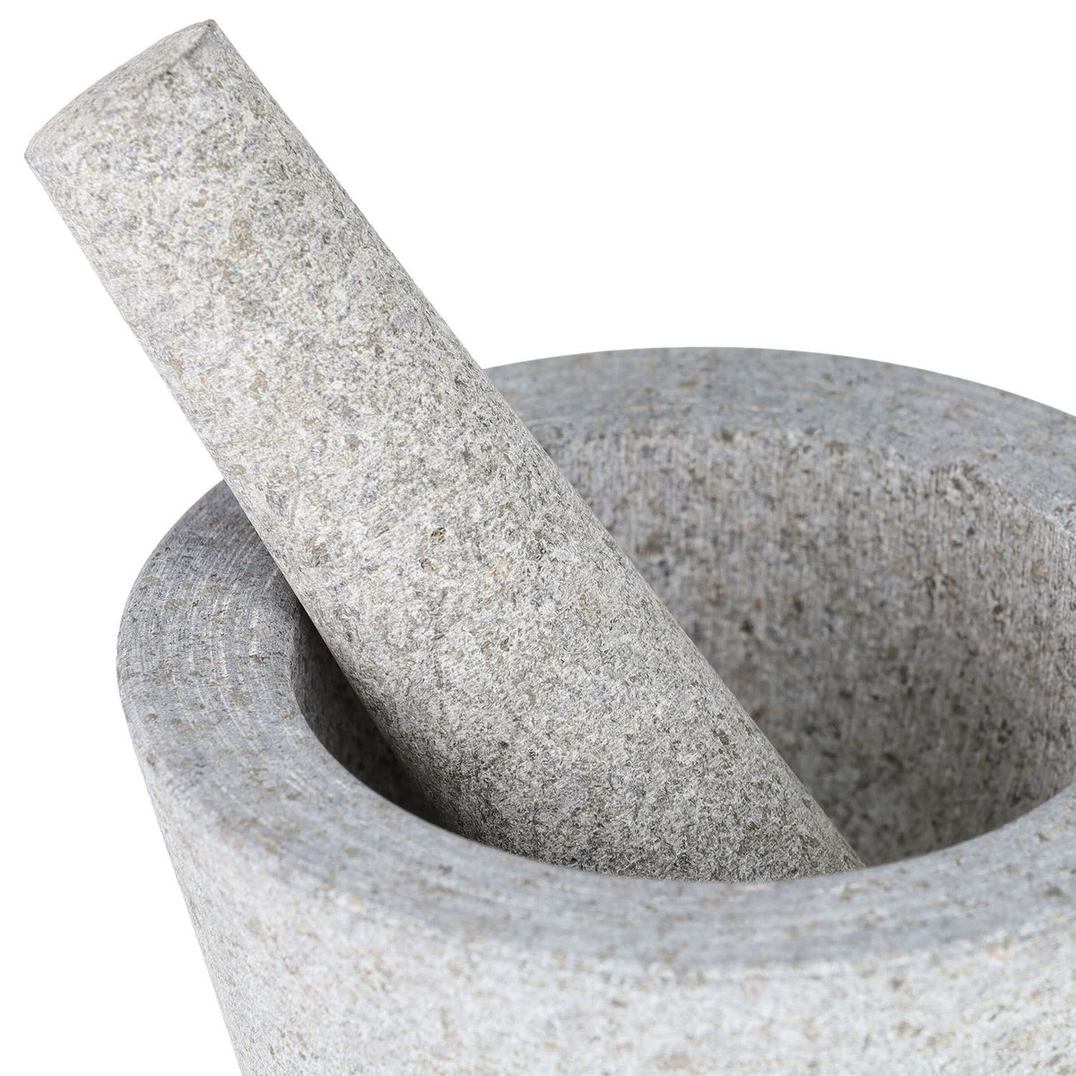 Granite mortar with impact