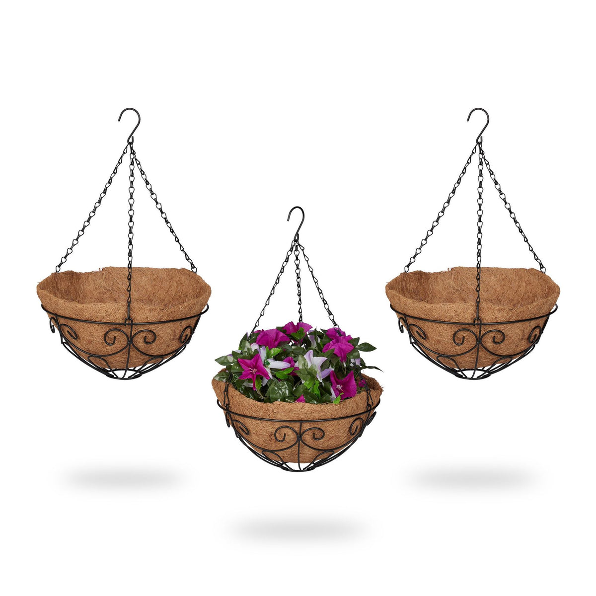 Grapevine Set of 3 Coconut