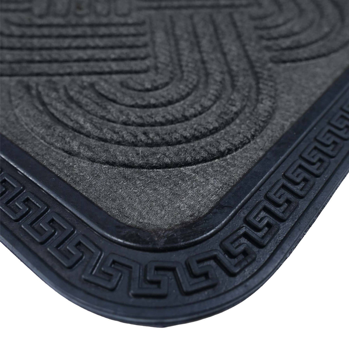 Gray Polypropylene Doormat, 60 x 40 cm, Non-Slip