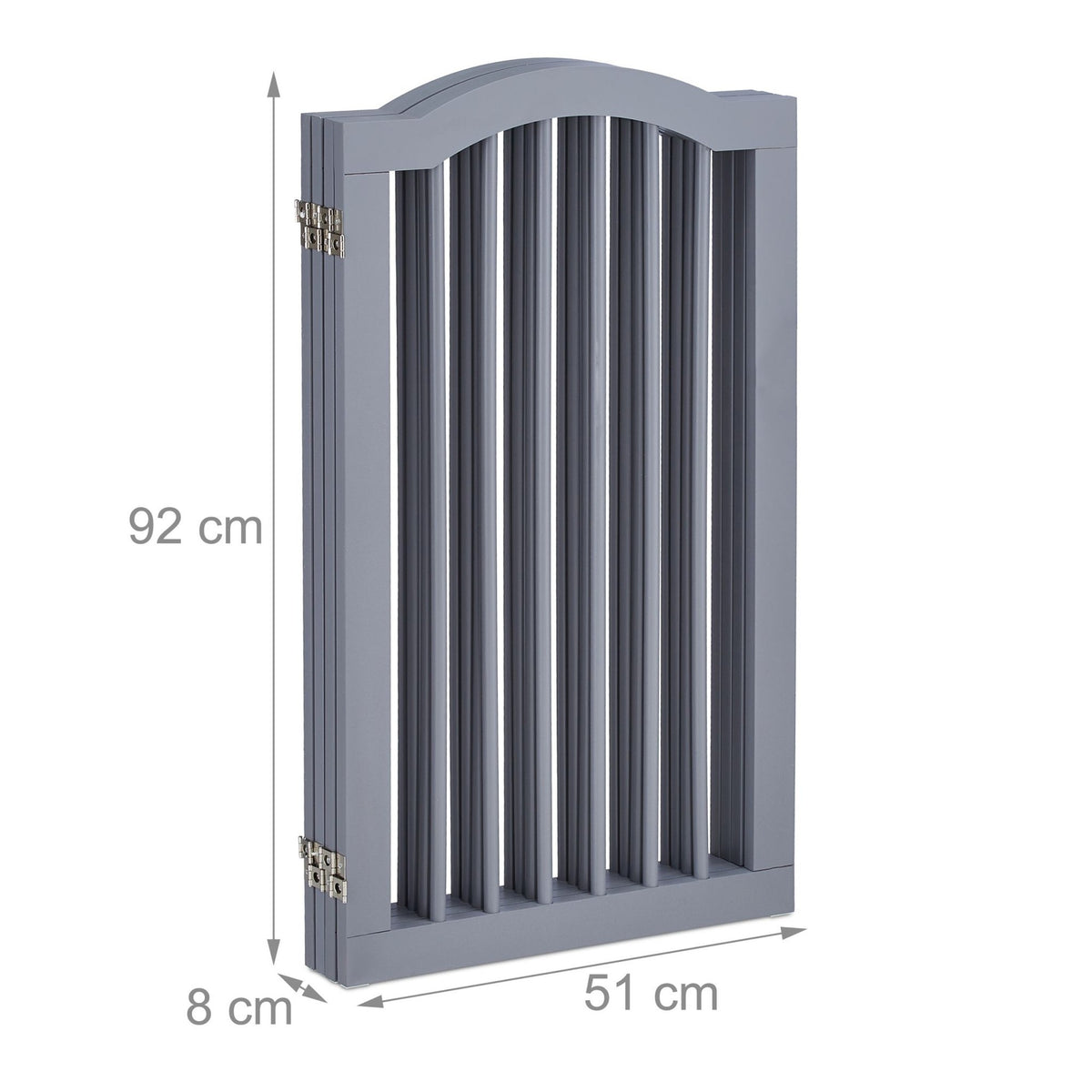 Gray security gate 92 cm
