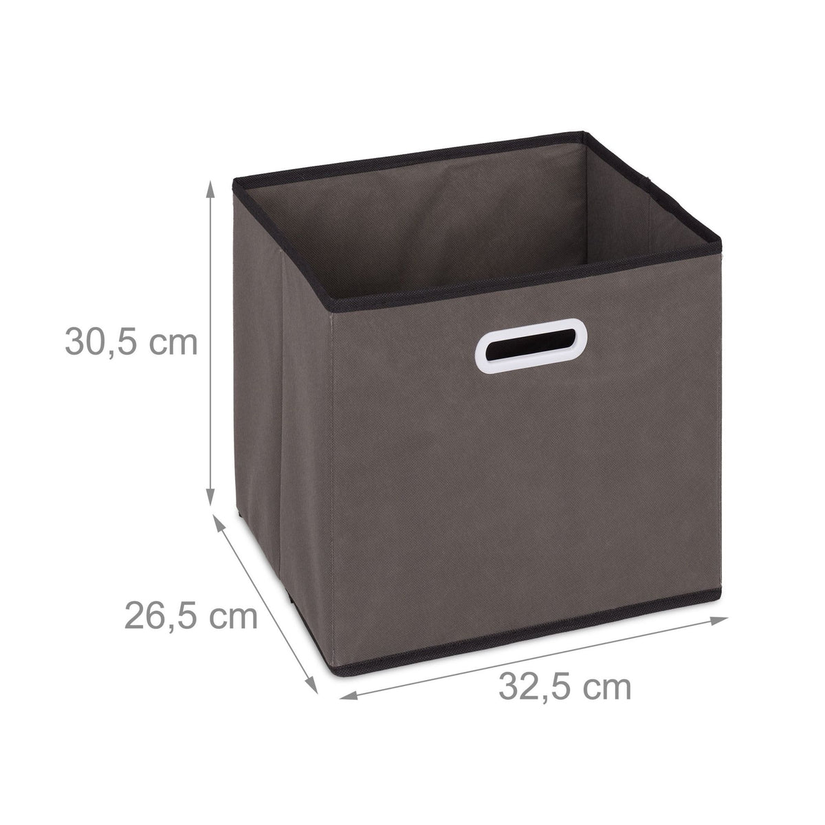 Gray shelf with 6 compartments