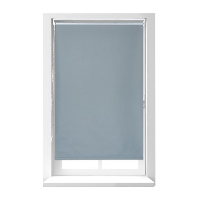 Gray thermal roller blind 160 cm long