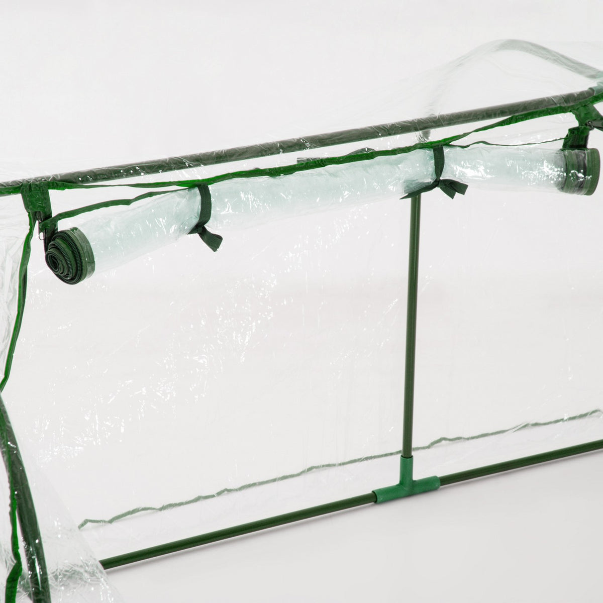 Greenhouse With Door, Cold Frame, Plant Raising, Steel Pvc, 200X100X80Cm