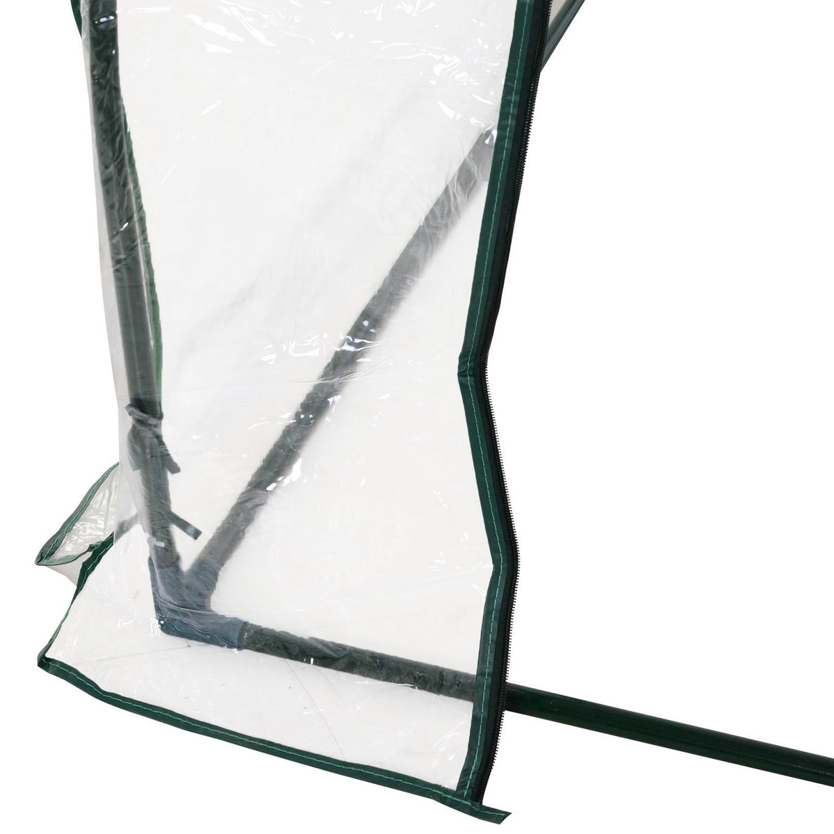 Greenhouse With Door, Cold Frame, Plant Raising, Steel Pvc, 250X100X80Cm