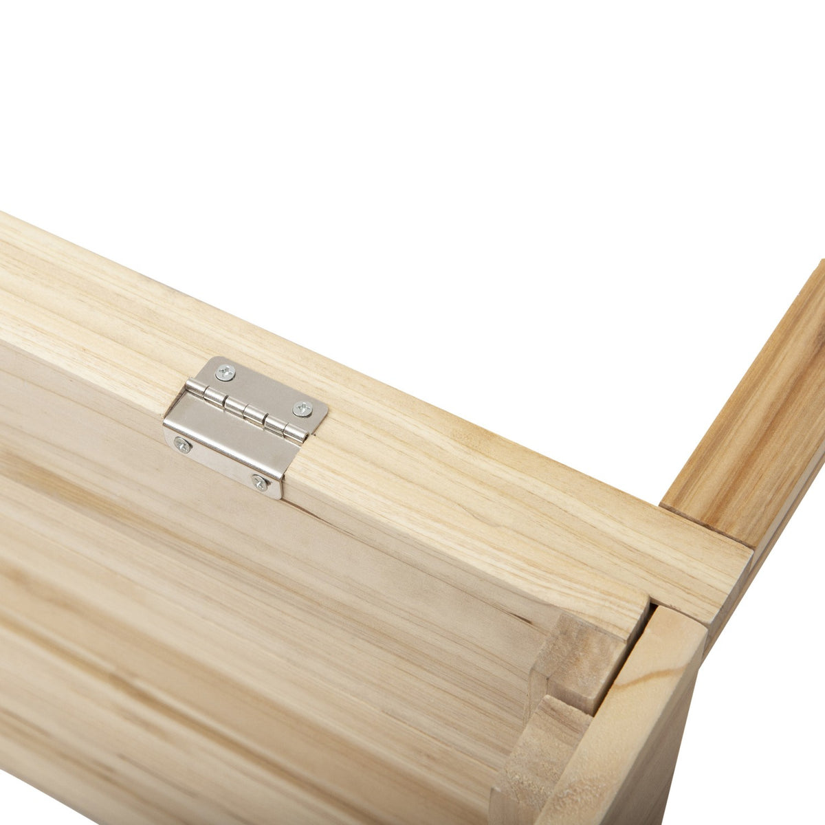 Greenhouse Wooden Cold Frame Box, Greenhouse & Garden Plant Box System, 100X50X35 Cm, Natural, Fir, Pc Board
