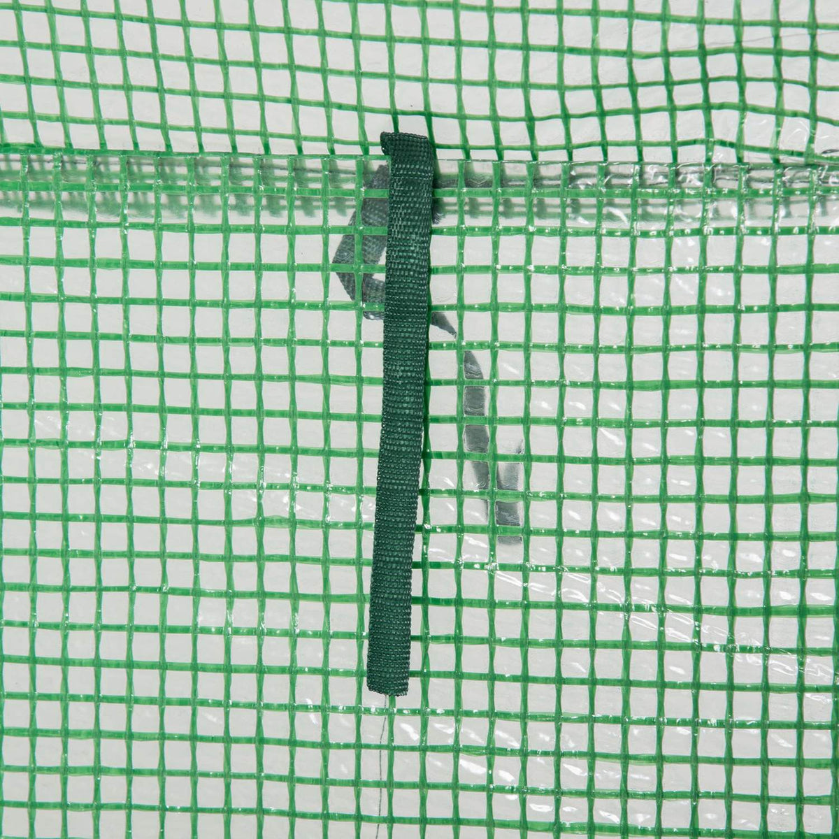 Greenhouse greenhouse with roll-up door 100x50x150cm made of steel and plastic in green for plant care and cultivation