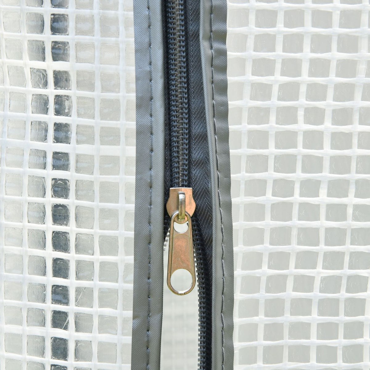 Greenhouse with PE grid film, door, winterproof steel film greenhouse, greenhouse for balcony, garden, tomato house 101 x 50 x 150 cm, tomato greenhouse for tomatoes, vegetables, flowers, white