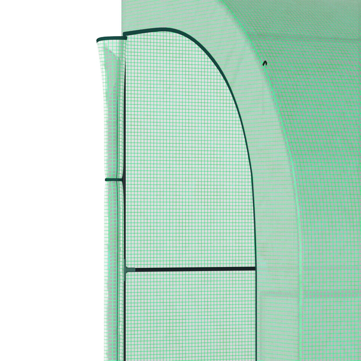 Greenhouse with shelves, windows, winter-proof film greenhouse made of steel, wall-mounted greenhouse for balcony, garden, tomato house 300 x 150 x 213 cm tomato greenhouse for vegetables, flowers, plants, green