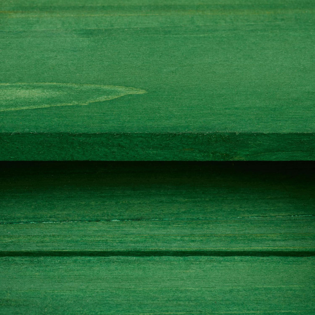Green wooden bat box