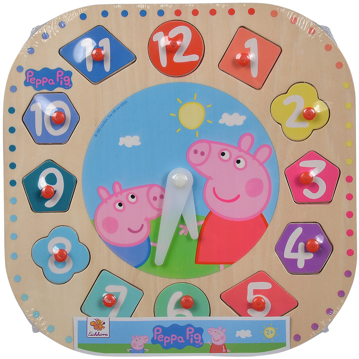 Greta Pig Puzzle clock