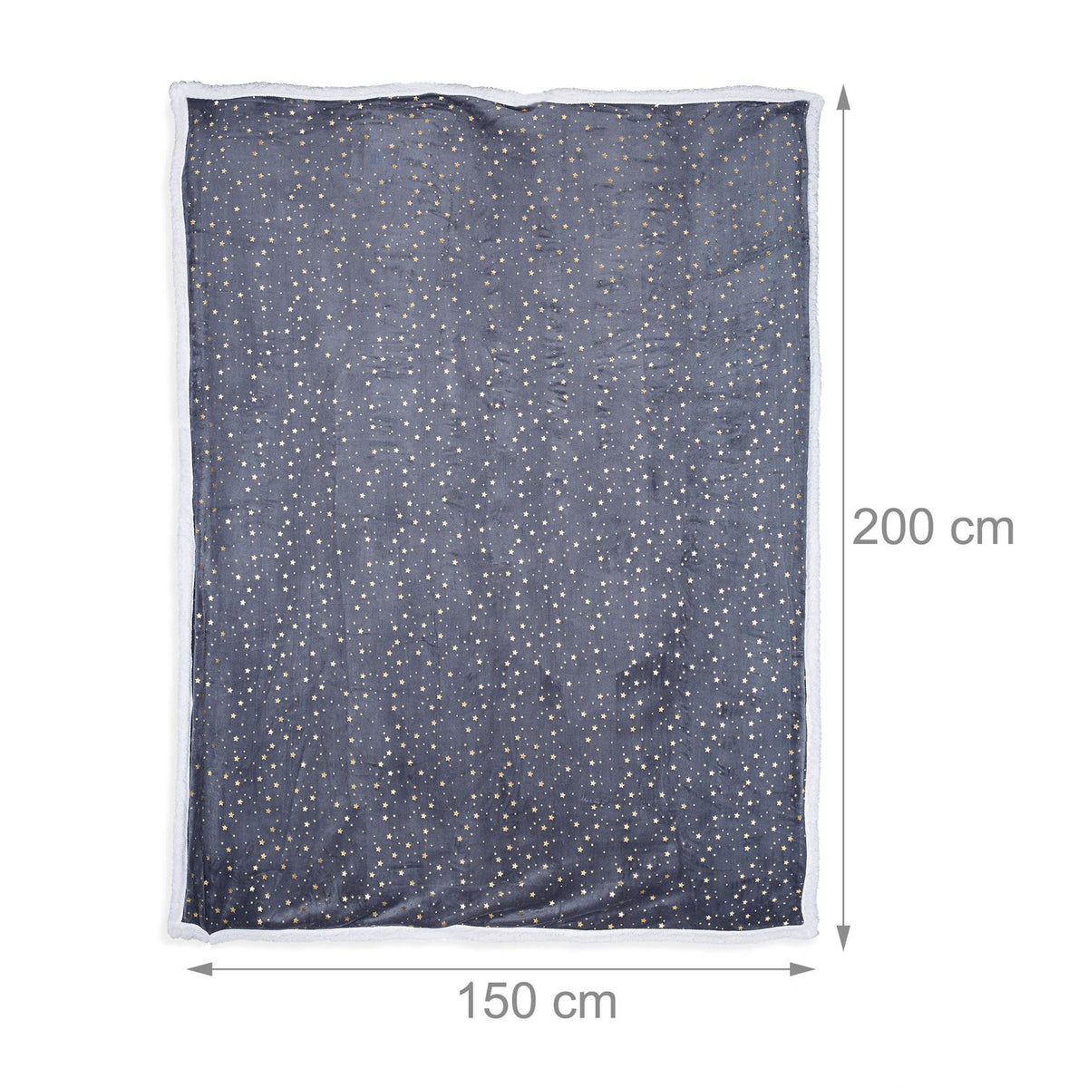 Grey Cuddle Blanket 150x200 cm