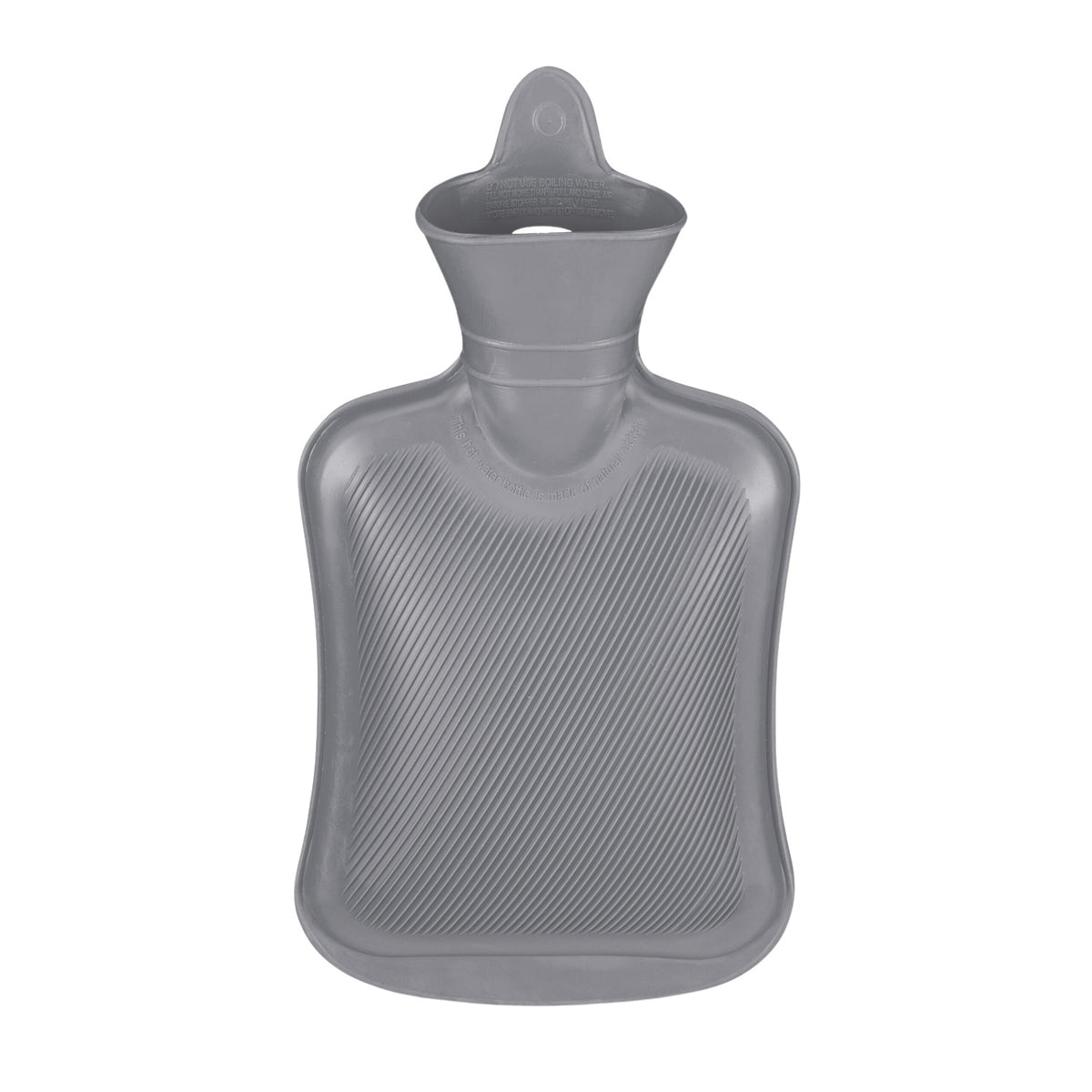 Grey Hot Water Bottle 1L – Leak-Proof, Pain Relief