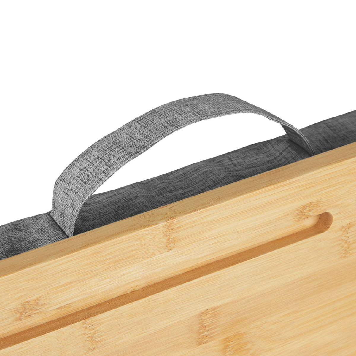 Grey Lapdesk with Bamboo Tray