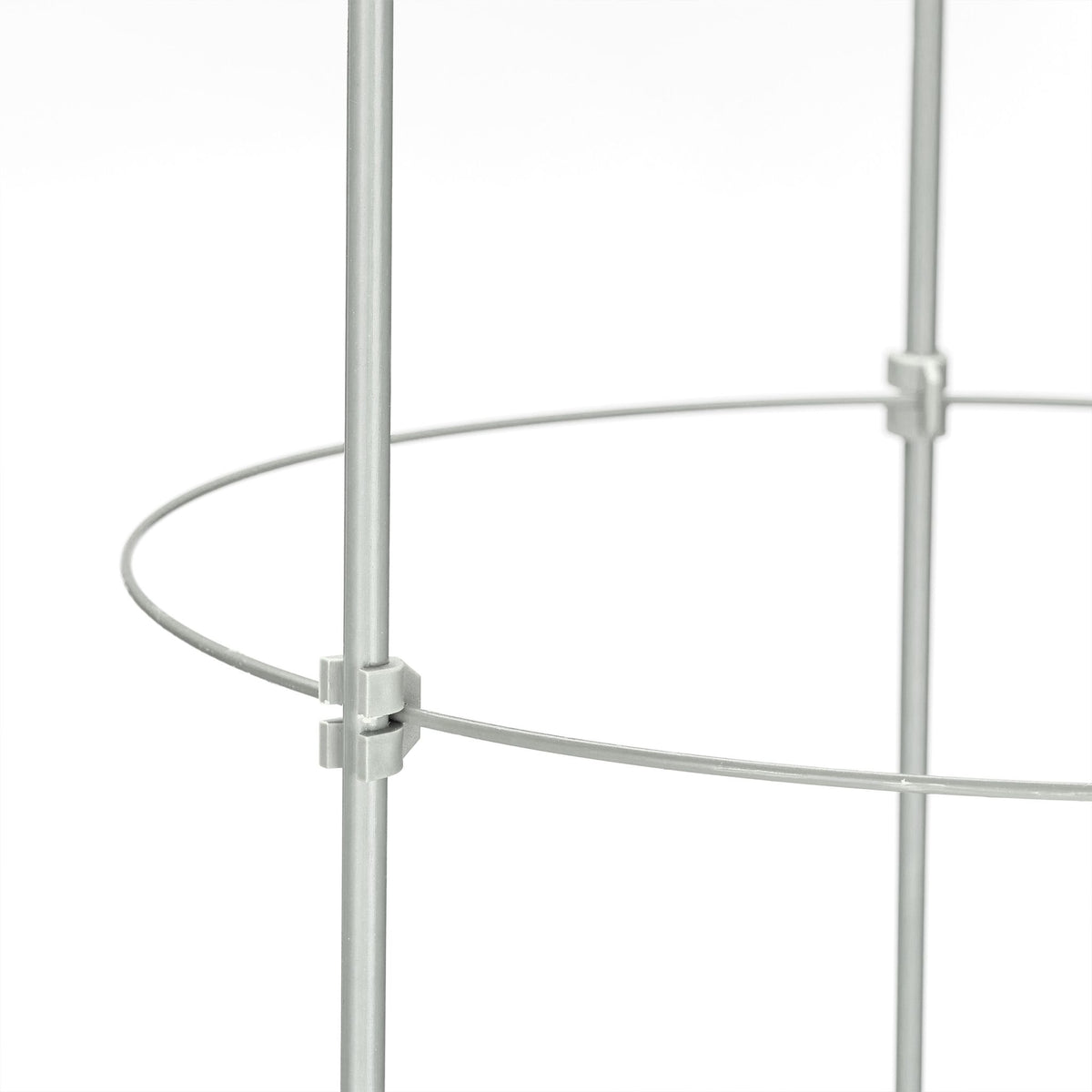 Grey Plant Supports with Rings, 120 cm